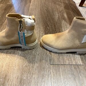 Toms Tan Ankle Boots